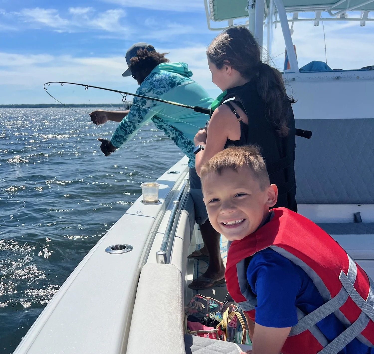 Family on a charter