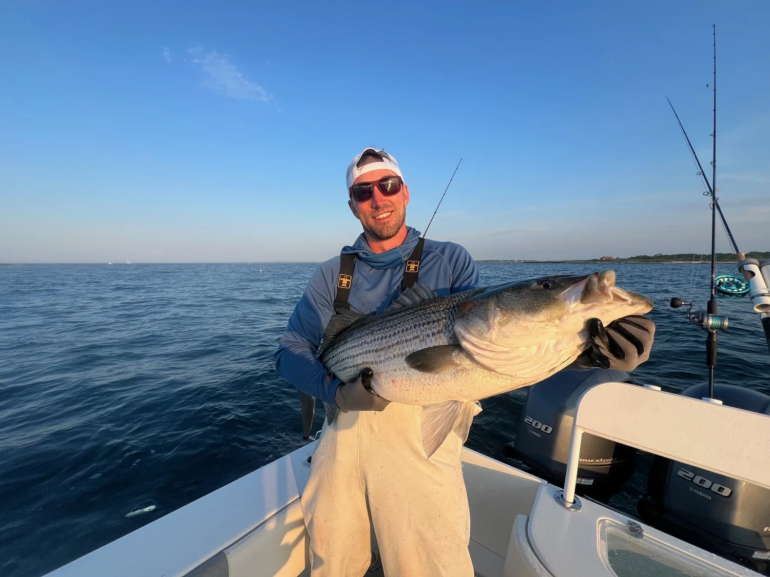 Captain with a striper