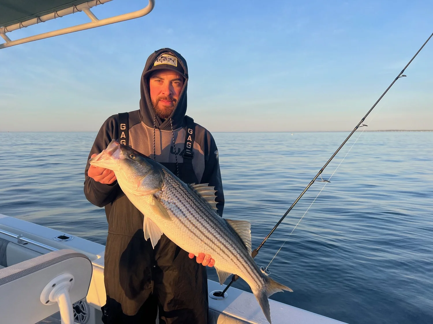 Sunrise striper bite